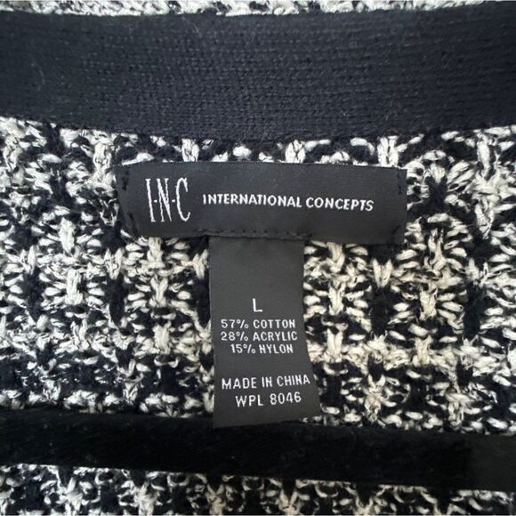 INC International Concepts Fringed Peplum Knit Women’s Blazer Size Large - Picture 3 of 6